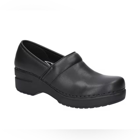 WOMEN\'S EASY WORKS BY EASY STREET LEAD BLACK SLIP-RESISTANT CLOGS main image 7